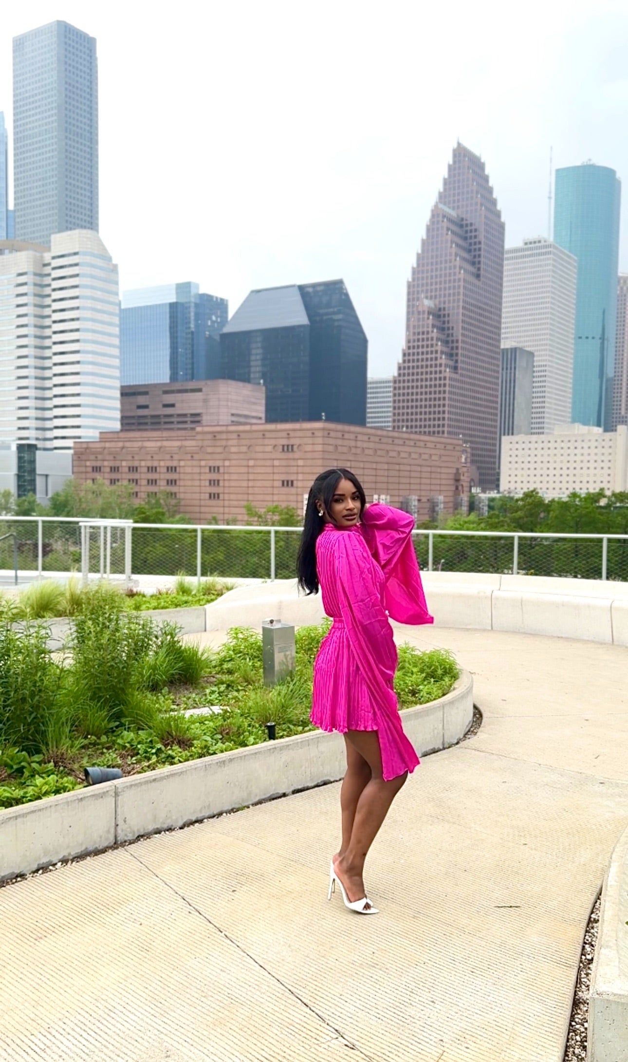 Hot Pink Romper