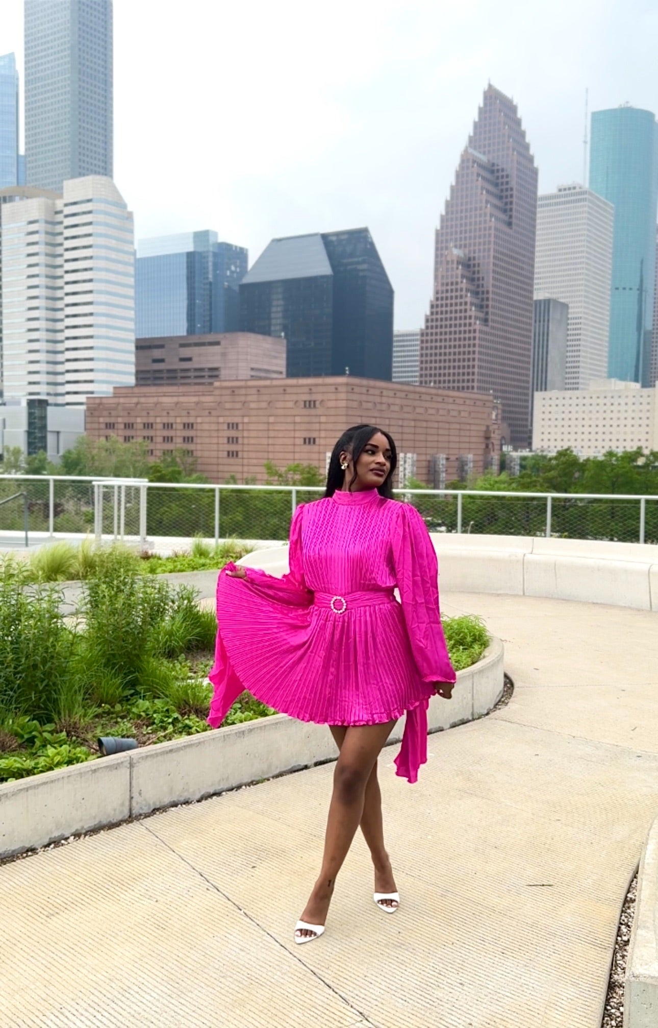Hot Pink Romper