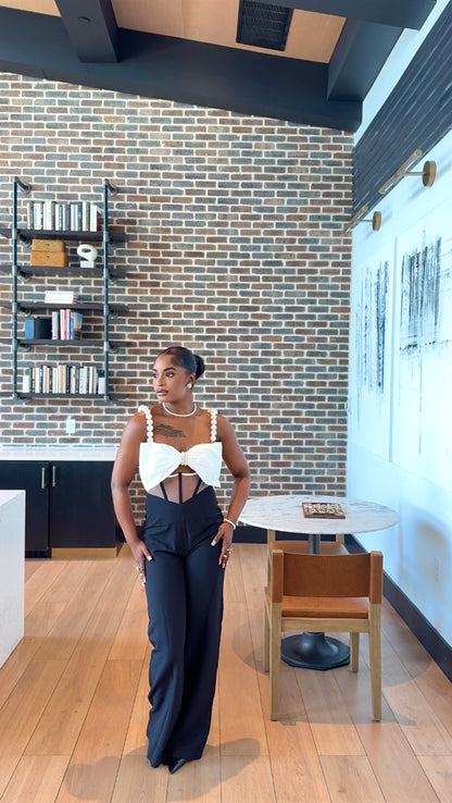 Black & Pearl Jumpsuit