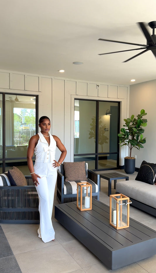 White Luxe Jumpsuit
